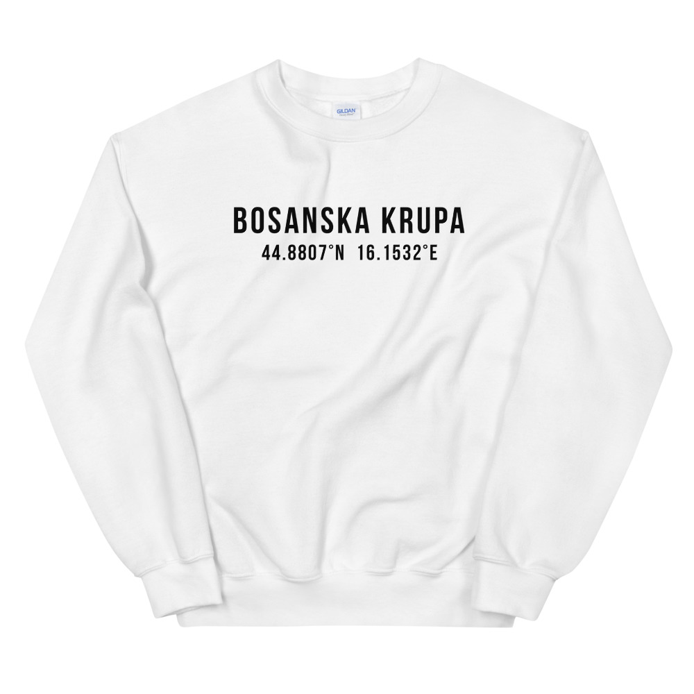 Bosanska Krupa Coordinates White Sweatshirt