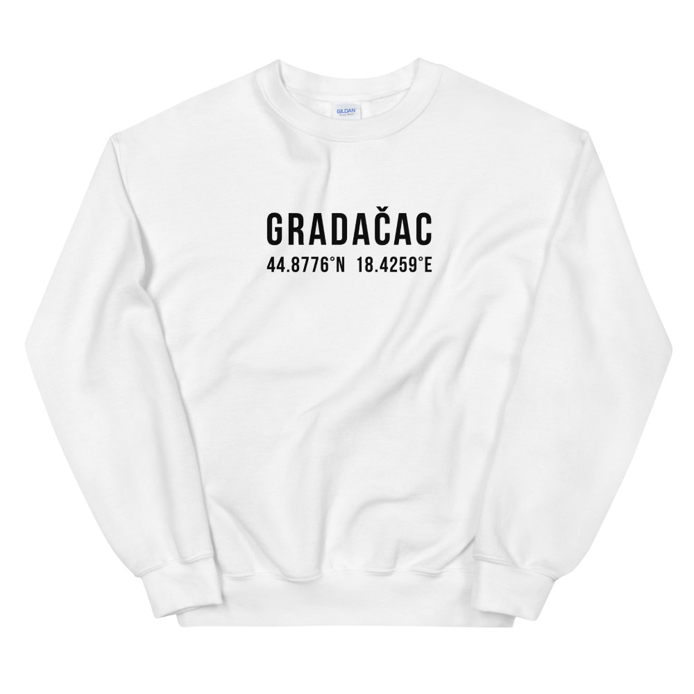 Gradačac Coordinates White Sweatshirt