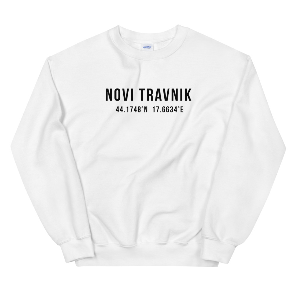 Novi Travnik Coordinates White Sweatshirt