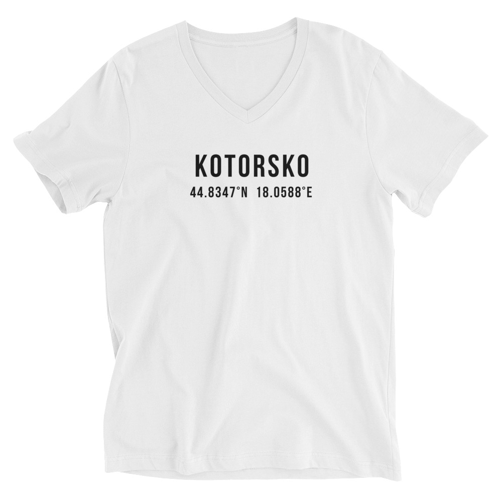 Kotorsko Coordinates V-Neck Shirt