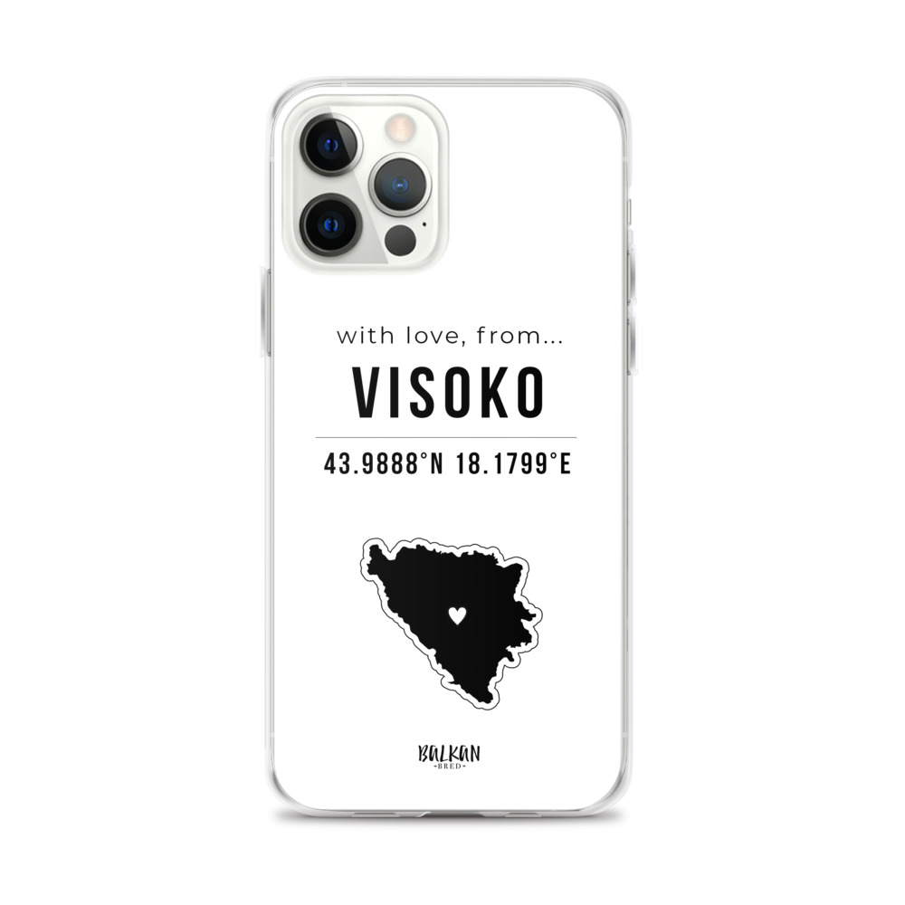 Visoko Coordinates iPhone Case