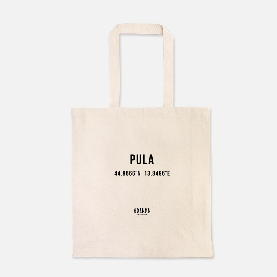 Pula Coordinates Tote Bag