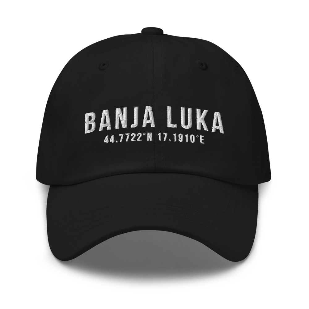 Banja Luka Coordinates Dad Hat