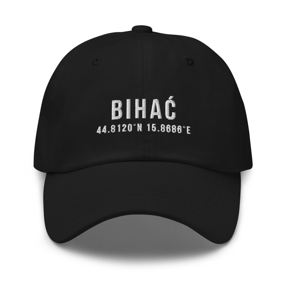 Bihać Coordinates Dad Hat