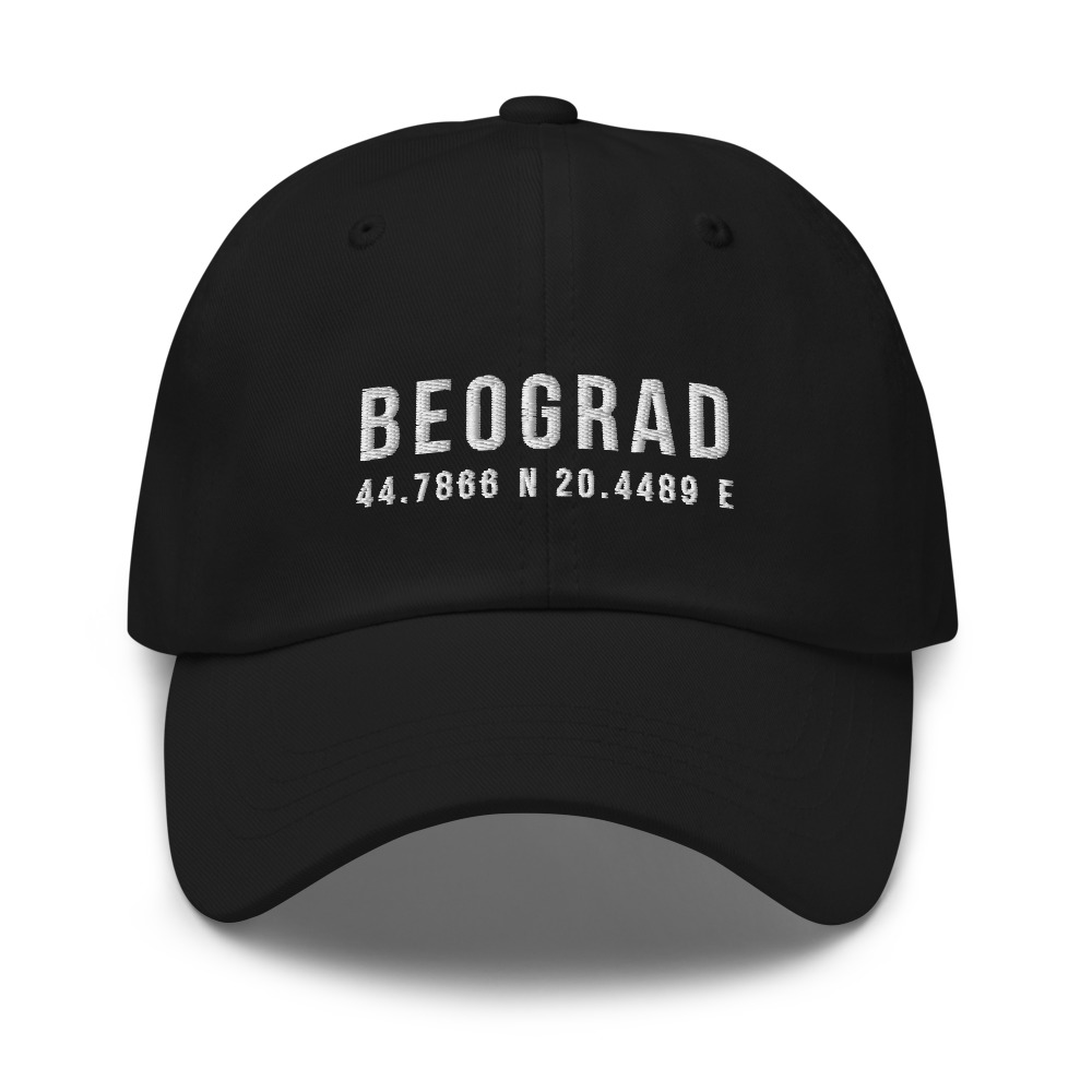 Beograd Coordinates Dad Hat