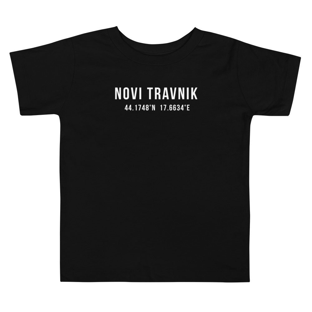 Novi Travnik Coordinates Toddler T-Shirt (2T - 5T)