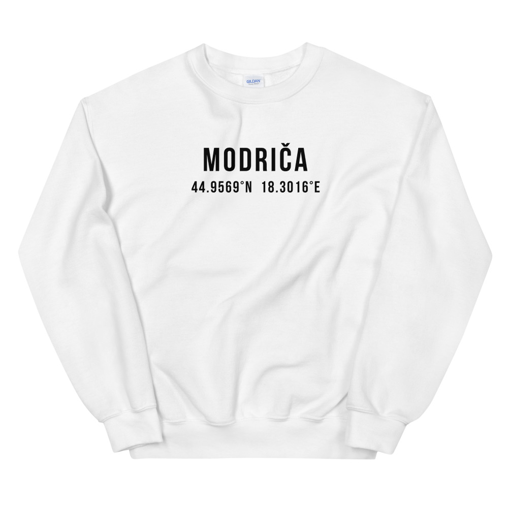 Modriča Coordinates White Sweatshirt