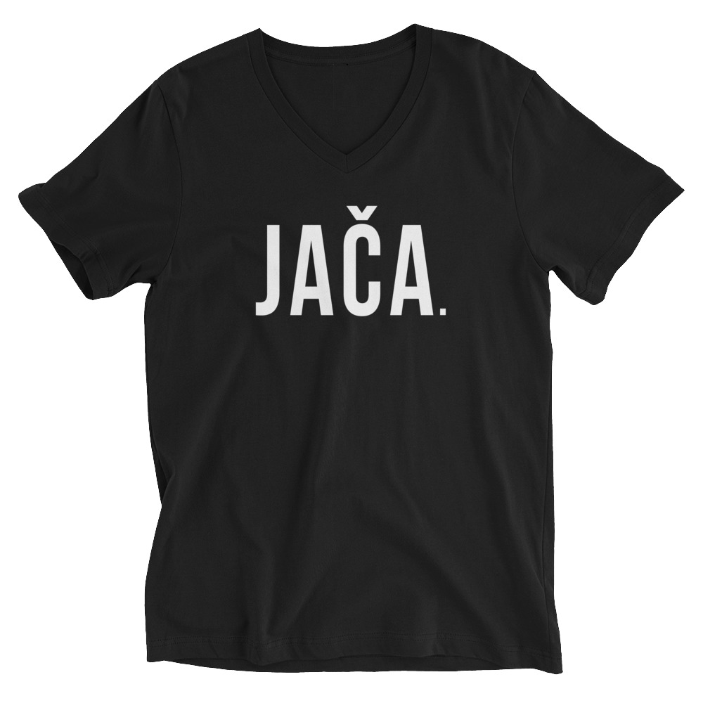 Jača Women's Black V-Neck Shirt