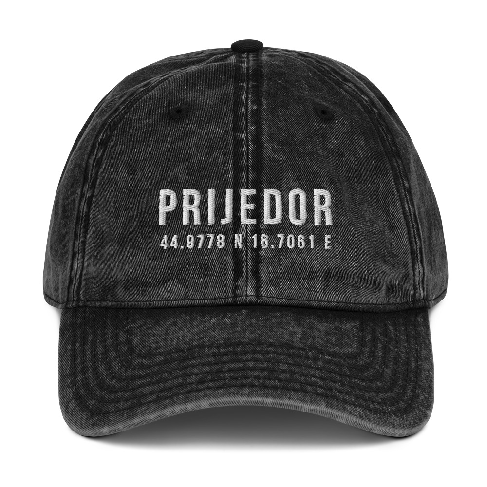 Prijedor Coordinates Vintage Dad Hat