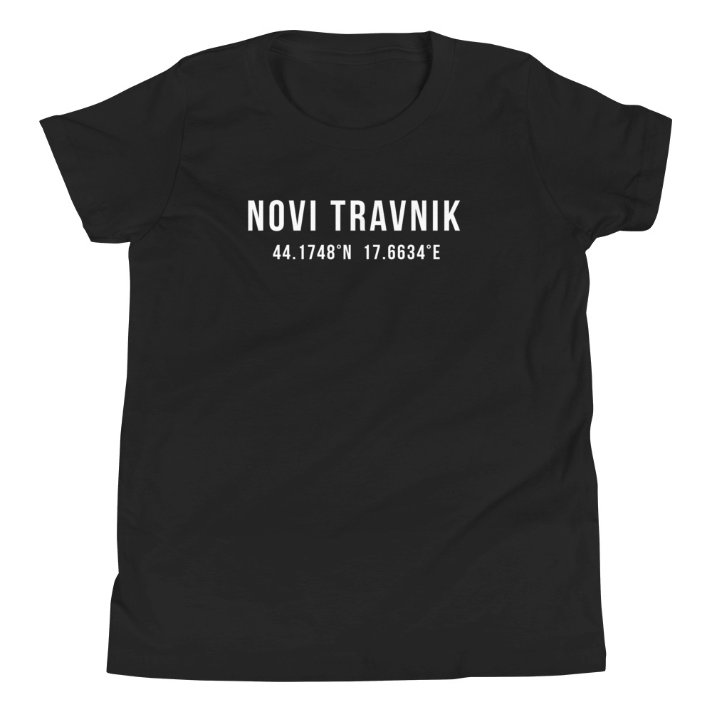 Novi Travnik Coordinates Kids T-Shirt (S - XL)