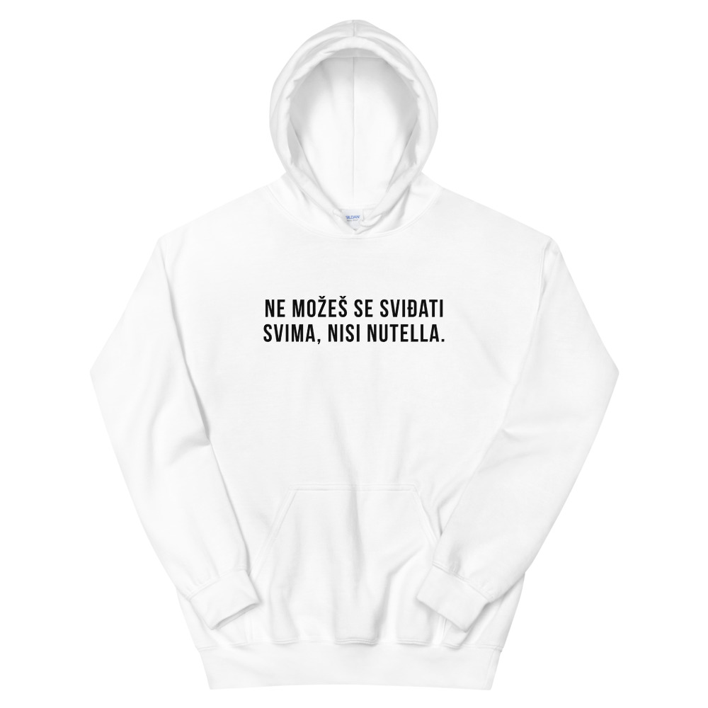 Nutella White Hoodie
