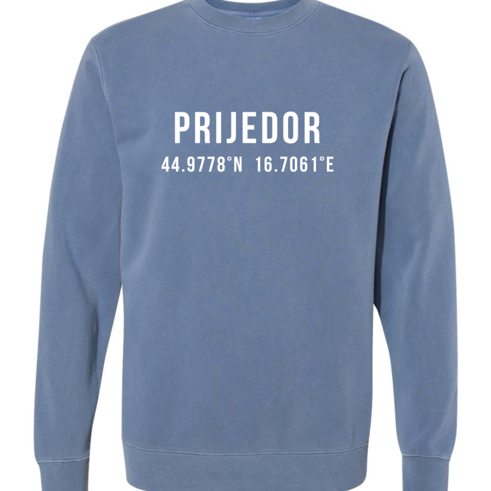 Prijedor Coordinates Vintage Wash Blue Sweatshirt