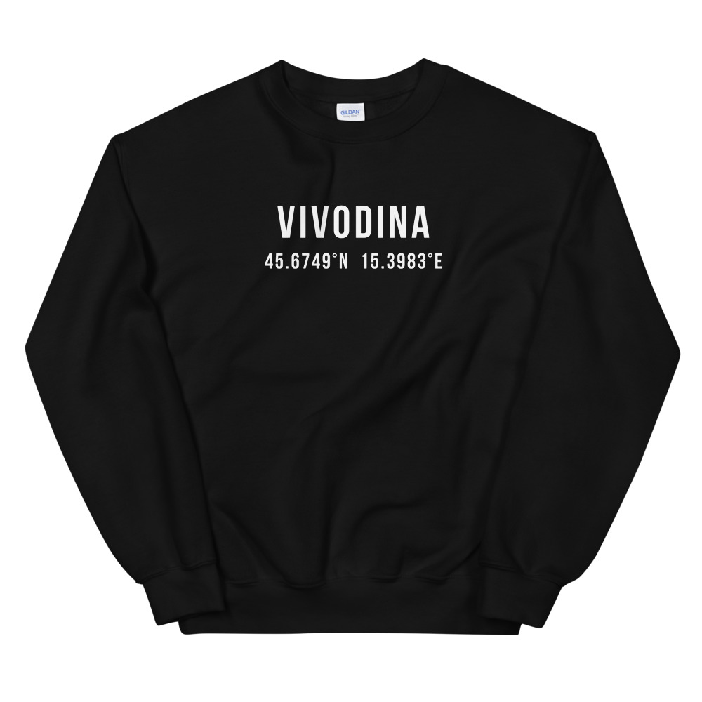 Vivodina Coordinates Sweatshirt (White Text)