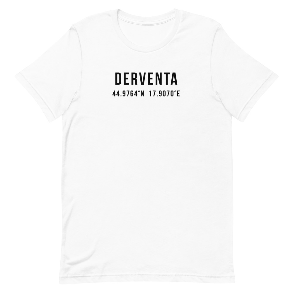 Derventa Coordinates White T-Shirt