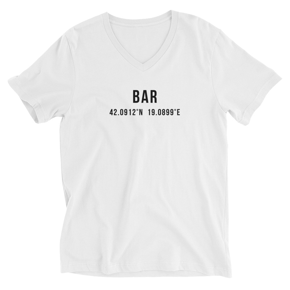 Bar Coordinates V-Neck Shirt