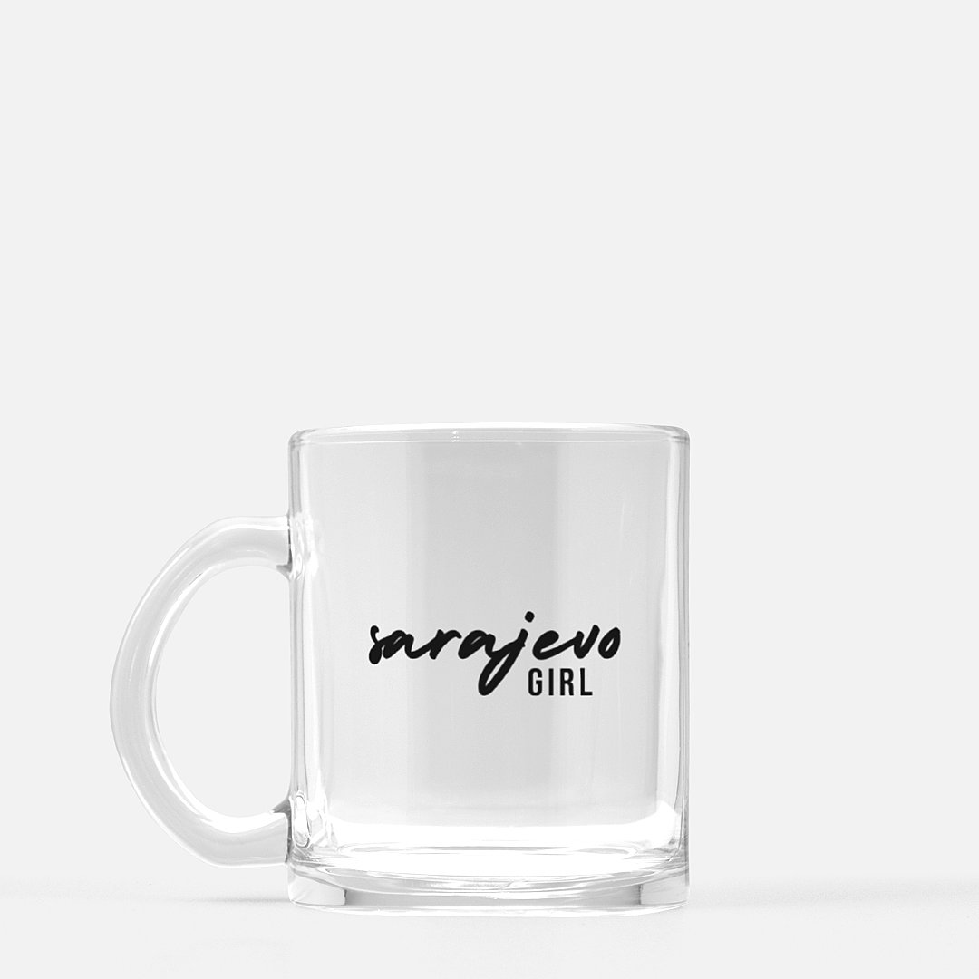 Sarajevo Girl Glass Mug