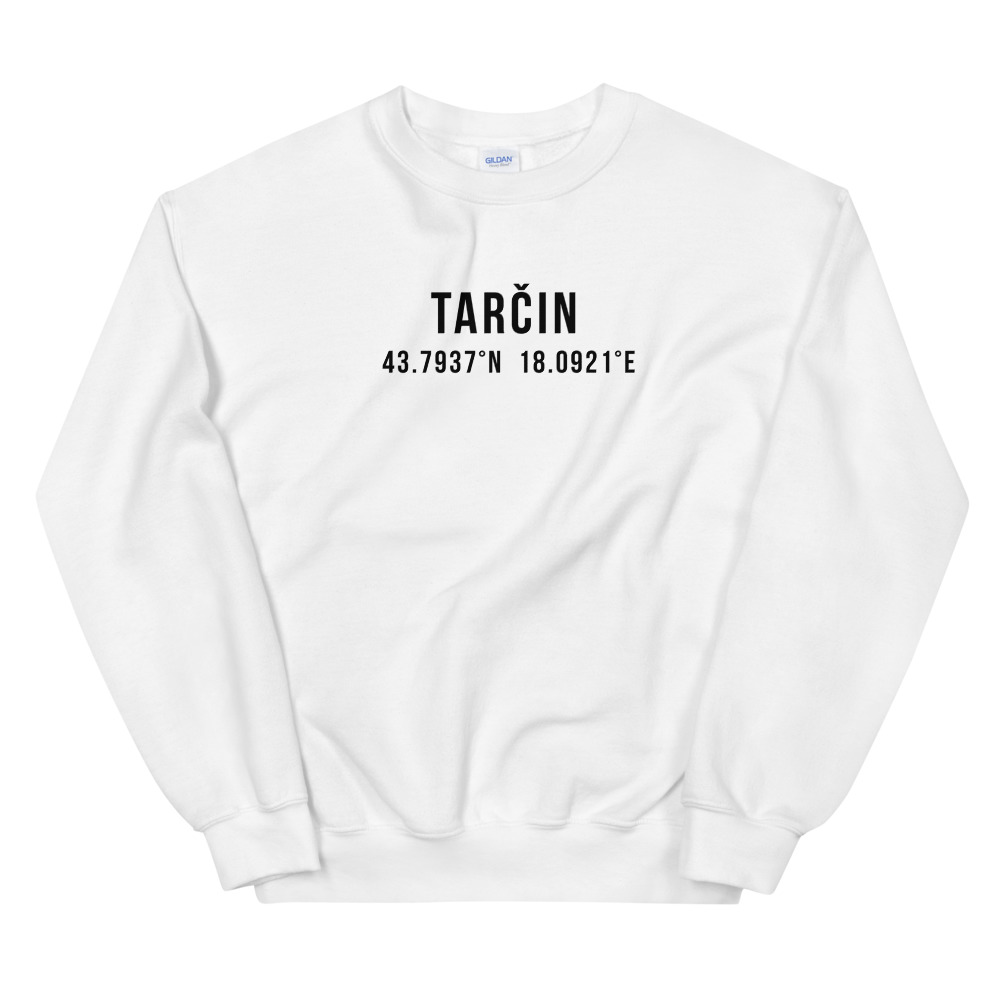 Tarčin Coordinates White Sweatshirt