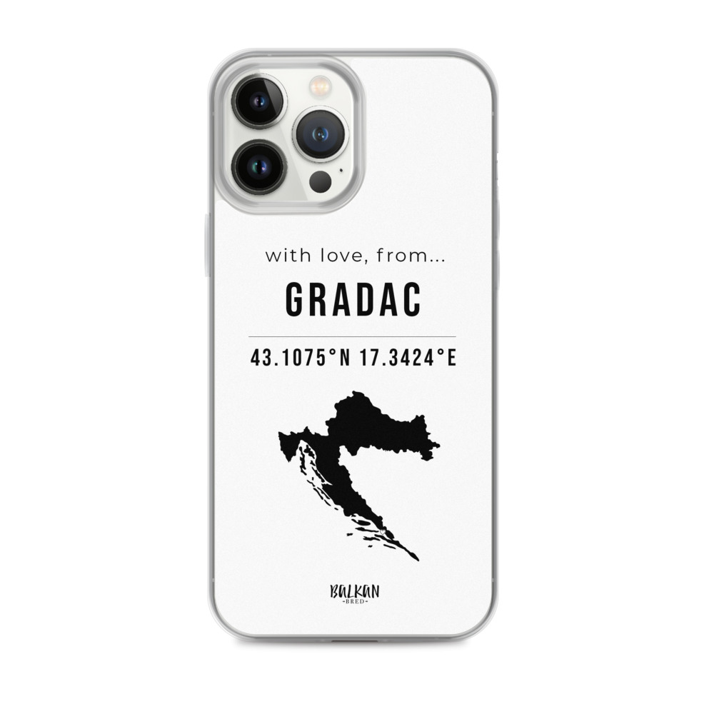 Gradac Coordinates iPhone Case