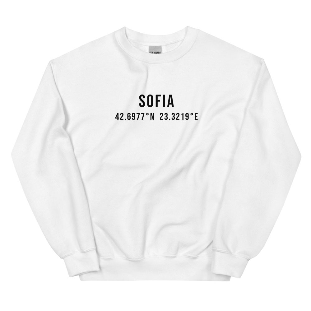 Sofia Coordinates White Sweatshirt
