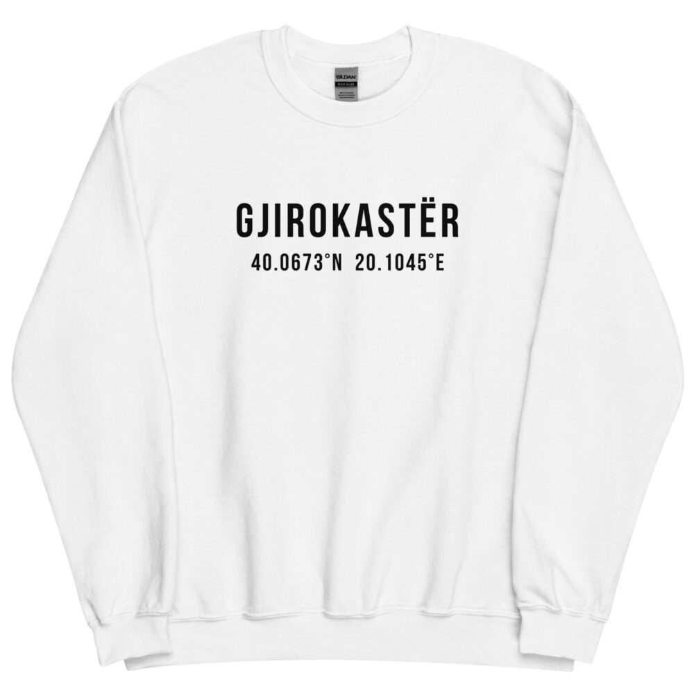 Gjirokaster Coordinates White Sweatshirt