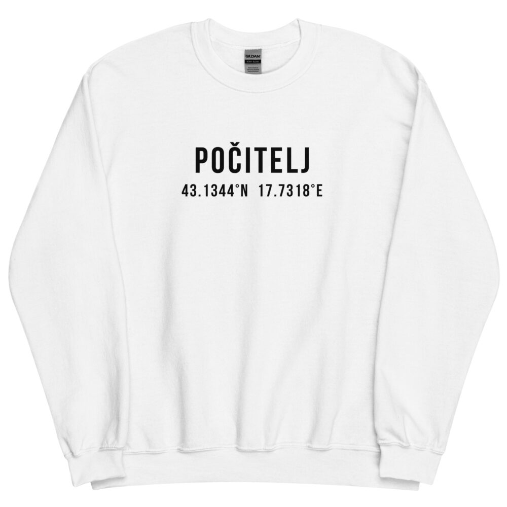 Pocitelj Coordinates White Sweatshirt