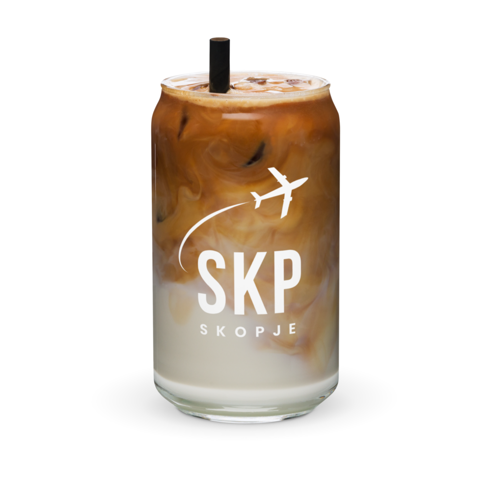 Skopje (SKP) Can-Shaped Glass