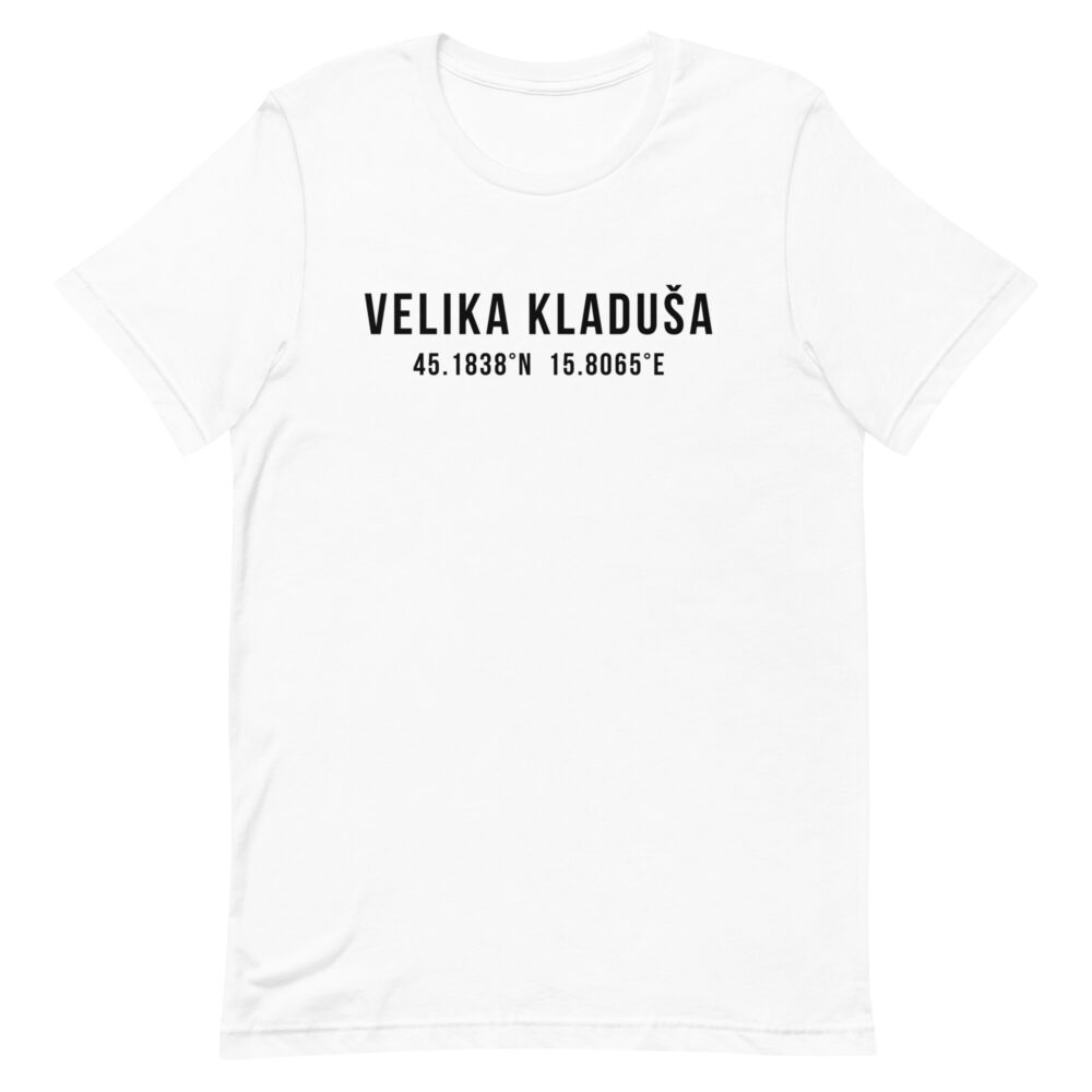 Velika Kladuša Coordinates White T-Shirt