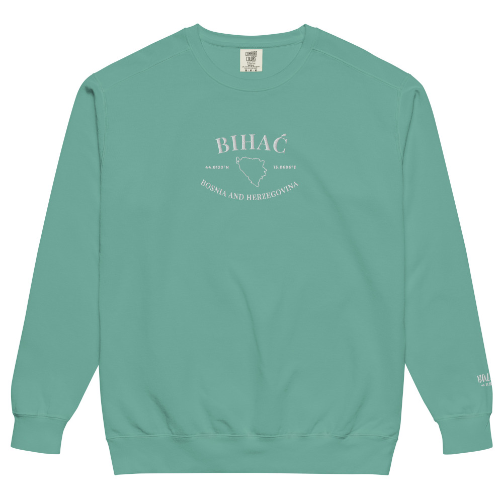 Bihać Embroidered Country Outline Sweatshirt